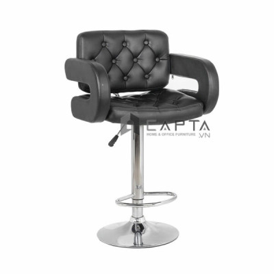 Ghế quầy bar tăng giảm nệm PVC có tay vịn CB2142-P Nội thất Capta 
