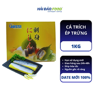 Cá Trích Ép Trứng Nhật Bản 1 Kg 6 Thanh