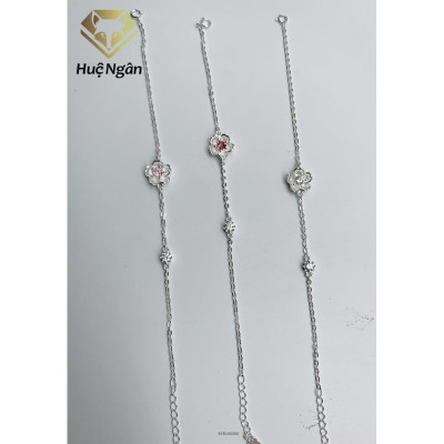 Lắc tay bạc 925 Huệ Ngân - Hoa anh đào RYB140090