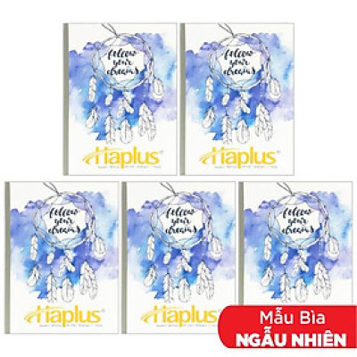 Combo 5 Tập Souvenir Kẻ Ngang 80 Trang ĐL 58-60g/m2 - Haplus 5747 (Mẫu Màu Giao Ngẫu Nhiên)
