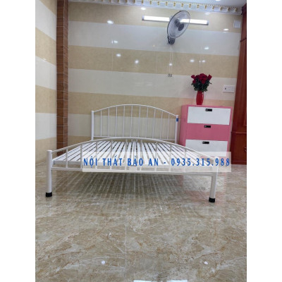 Giường sắt vòng cung BẢO AN nhiều kích cỡ từ 1m đến 1m8