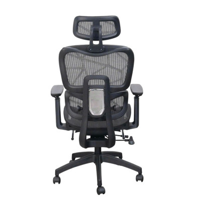  Ghế văn phòng Công thái học màu đen có gác chân CR4337-M Nội thất Capta