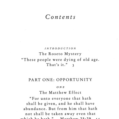 Outliers- The Story of Success