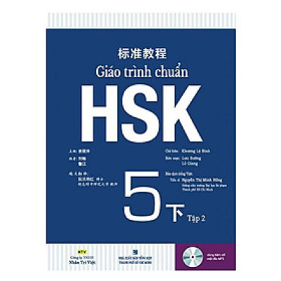 Sách - Giáo Trình Chuẩn HSK 5 Bài Học (Tập 2) - Nhân Trí Việt