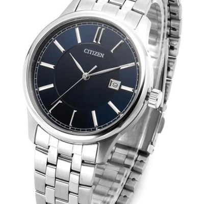 Đồng Hồ Nam Citizen Dây Thép Không Gỉ BI1050-56L - Mặt Xanh