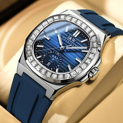 Đồng Hồ Nam I&W Carnival 735G7 Chính Hãng Full Box Chống Nước Kính Chống Xước Dây Silicon Cao Cấp BH 60T (Máy Cơ Tự Động)