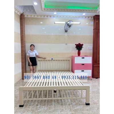 GIƯỜNG SẮT HỘP 4X8 - ĐA DẠNG KÍCH THƯỚC - BAO ĐẸP