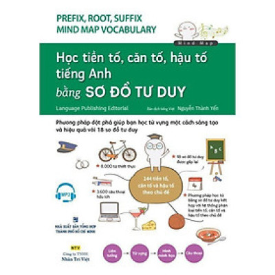 Sách - Học Tiền Tố, Căn Tố, Hậu Tố Tiếng Anh Bằng Sơ Đồ Tư Duy - Nhân Trí Việt