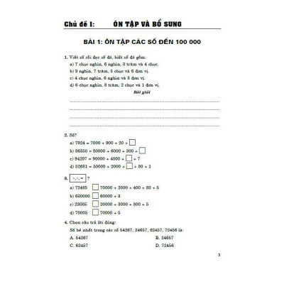 Sách - Vở Bài Tập Nâng Cao Toán 4 - Tập 1 - Bám Sát SGK Kết Nối Tri Thức - Hồng Ân