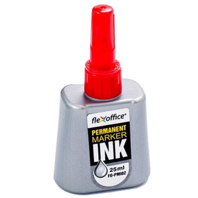 Mực Bút Lông Dầu Flexoffice FO-PMI02 - Mực Đỏ