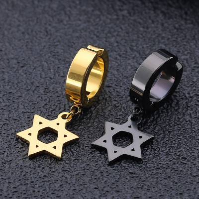 Bông tai kẹp vành ngôi sao phong cách Hàn QUỐC