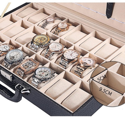 Hộp Đựng Đồng Hồ 36 Chiếc SAIKE SAIKE S360 Kiểu Dáng Valy Có Khóa