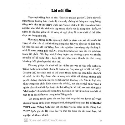 Sách - Bộ Đề Thi Thử THPT Tiếng Anh - Hoàng Thái Dương - Hồng Ân