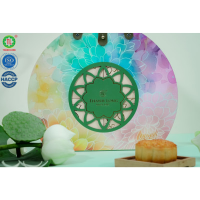 Hộp bánh trung thu 4 bánh 1 trứng 150g - Phát Đạt - Thành Long 600g - Việt Nam