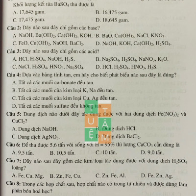 Sách - Tuyển tập đề kiểm tra định kì Khoa học tự nhiên 8