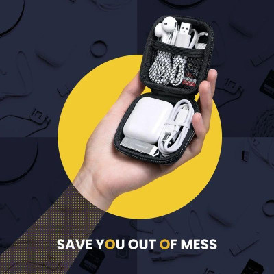 Ugreen UG70577LP128TK Màu Xám bọc vải Hộp đựng tai nghe chống sốc - HÀNG CHÍNH HÃNG