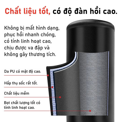 BG Trụ Đấm Bốc Tự Cân Bằng Cao Cấp BOXING PILE BG028-BG027-BG026, Bao Cát Đấm Bốc Võ Thuật,Trụ Hơi Đấm Bốc Phản Xạ