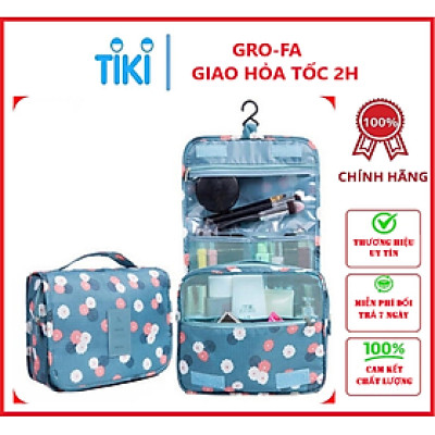 Túi Đựng Mỹ Phẩm Gấp Gọn - Hàng Chính Hãng (Màu, họa tiết ngẫu nhiên)