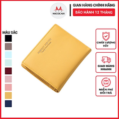 Ví Nữ Mini Cầm Tay PERFECT FOR YOU Đựng Tiền Dáng Vuông Xinh Xắn Da Cao Cấp Cực Đẹp PFY01 - Micocah Mall