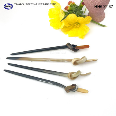 Trâm Cài Tóc Bằng Sừng Đầu Trâm Thắt Nút Kiểu Dáng Lạ Độc Đáo Tỉ Mỉ (HH601-37)