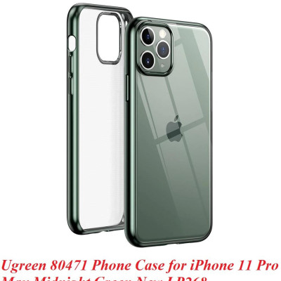 Ugreen UG80471LP268TK iPhone 11 Pro Max ốp lưng trong suốt viền xanh chống va đập - HÀNG CHÍNH HÃNG