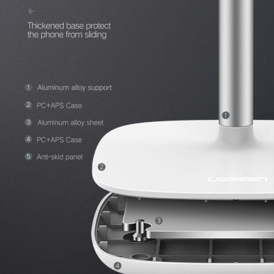 Ugreen UG60344LP177TK Màu Hồng Chân đế điện thoại - HÀNG CHÍNH HÃNG