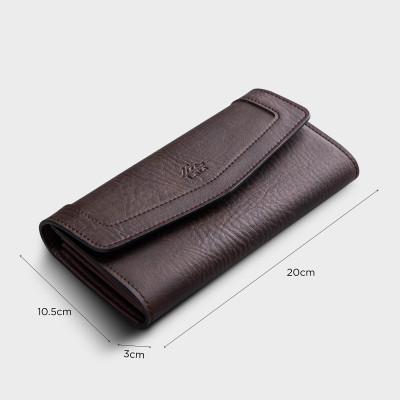 Ví nam da bò Lata ( Thời trang nam - Ví da thật LVN54 )