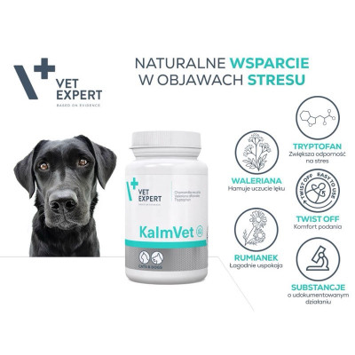 [60 viên] Sản phẩm giúp giảm căng thẳng và các rối loạn hành vi trên thú cưng KalmVet Vet Expert