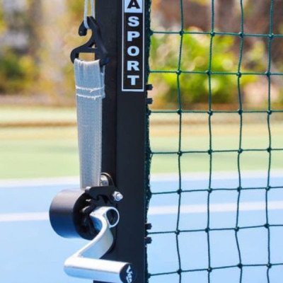 Trụ pickleball Vifa 303701P nặng 20kg, kích thước thép hộp vuông 40*40cm, đạt tiêu chuẩn,dễ dàng tháo lắp khi cần thiết