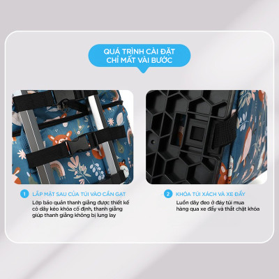 Chân kéo vali IDIGO AA0 - 2020