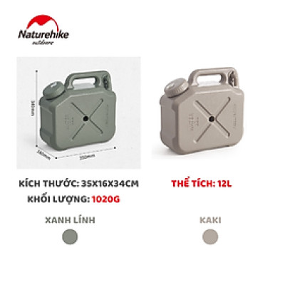 Bình/Can nước dã ngoại NatureHike CNH22CJ018