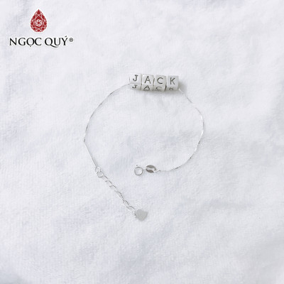 Lắc tay JACK bằng bạc -  Ngọc Quý Gemstones