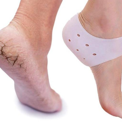 Combo 3 đôi Silicon bảo vệ gót chân - màu trắng