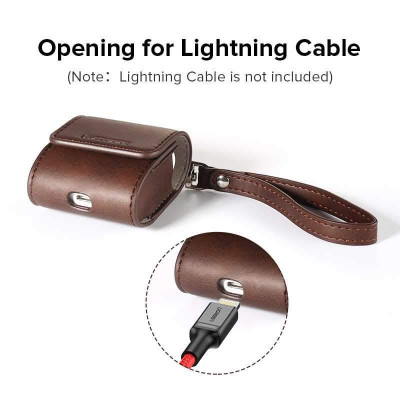 Ugreen UG60516LP170TK Màu Nâu Bao da Apple Airpods - HÀNG CHÍNH HÃNG