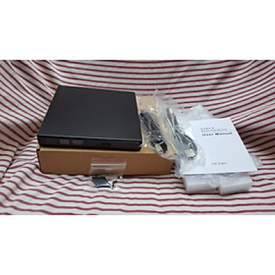 Hộp đựng ổ đĩa laptop DVD gắn ngoài qua cổng USB - Dùng cho ổ dvd mỏng 9.5mm và dầy 12,7mm - Hàng chính hãng