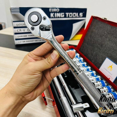 Bộ tuýp khẩu hãng 24 chi tiết hệ 1/2 inch phân phối Kirito chuyên để sửa xe máy, ô tô, máy móc