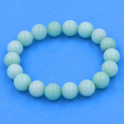 [Mệnh Mộc, Hỏa] Vòng Tay Chuỗi Hạt Đá Ngọc Bích Xanh 10 Ly 18 Hạt