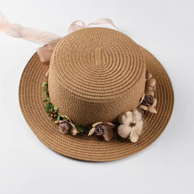Mũ rộng vành đi biển đẹp Nón rộng vành đi biển Mũ cói đi biển rộng vành Panama thời trang Hàn Quốc dona21040801