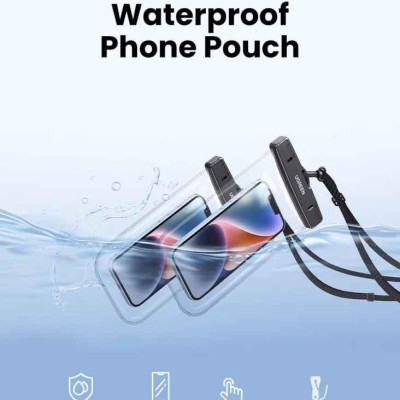 Ugreen UG25431LP186TK 7.2inch IPX8 sâu 30M Bao đựng điện thoại chống nước chất liệu nhựa trong suốt - HÀNG CHÍNH HÃNG