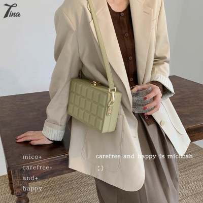 Túi đeo chéo nữ Micocah 2021 thiết kế dáng hộp sô cô la, nhỏ gọn (HSE481) (M408)