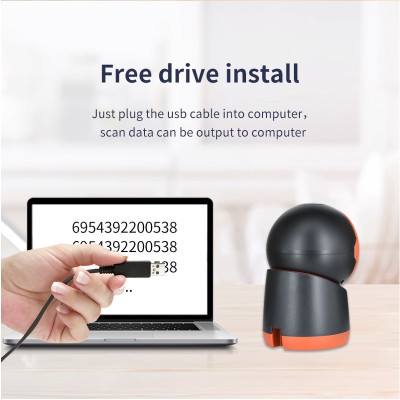 Máy quét mã vạch đa tia để bàn Winson 5780 Đầu đọc mã siêu nhạy dùng trong bán hàng siêu thị, shop thời trang - Hàng Chính Hãng