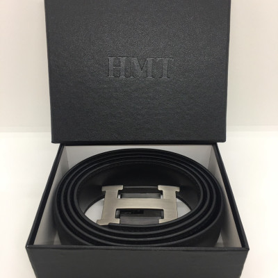 Thắt Lưng, Dây Nịt Nam Cao Cấp HMT, Khoá Tự Động Kiểu Chữ H, Dây Thắt Lưng Da Bò Chính Hiệu, H1-Đen