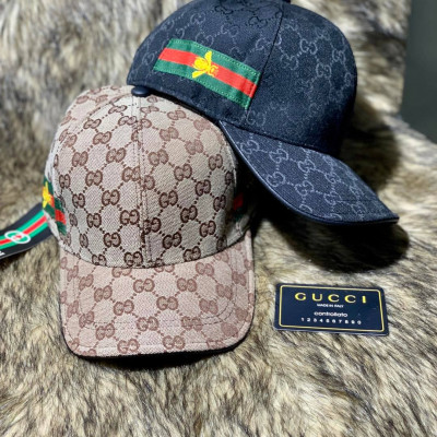 Nón kết, mũ lưỡi trai con Gu.cci ong phối vải kaki thời trang nam nữ siêu đẹp