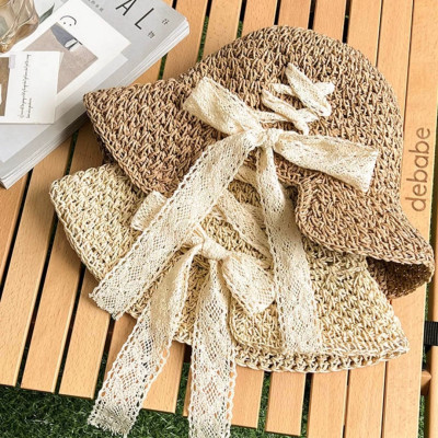 Nón mũ rộng vành đi biển du lịch dã ngoại dạo phố thời trang Hàn Quốc dona24100609