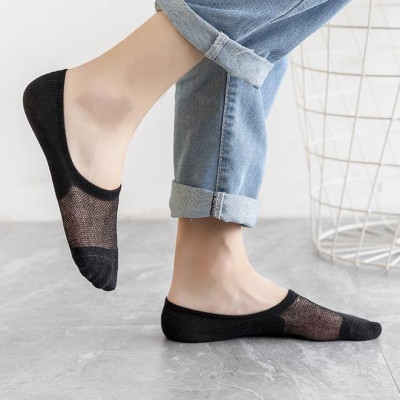 Bộ 5 đôi tất lưới nữ cổ thuyền Basic