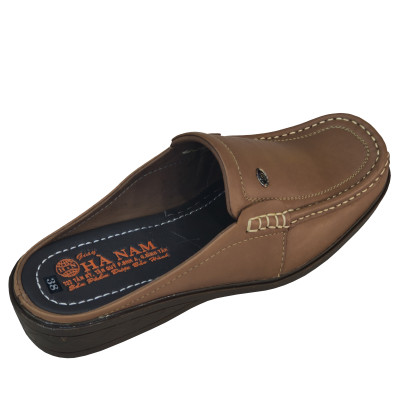 Dép Bít Mũi Nam HÀ NAM Da Bò Thật Cao Cấp GSB2093