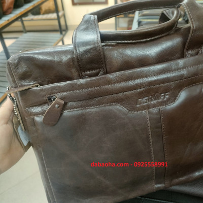 Cặp da văn phòng nam - BHM018 vừa laptop 14inch