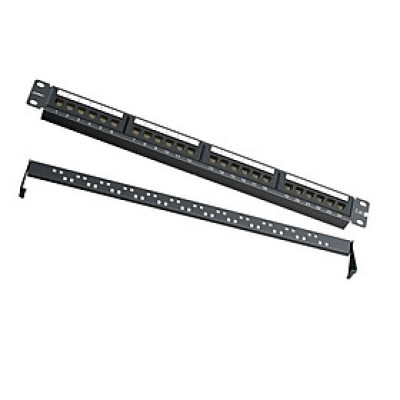 Patch panel RJ45 LAN Ethernet màu đen Ugreen 126RP70422NW 24 cổng cat5e hàng chính hãng