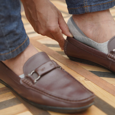 Combo 5 Đôi Tất Hài Lười Nam Lịch Lãm, Sang Trọng, Chất Liệu Sợi Cotton Cao Cấp Co Giãn 4 Chiều Chống Hôi Chân, Silicon Chống Tụt Gót Chân  MRM FASHION (cùng màu)