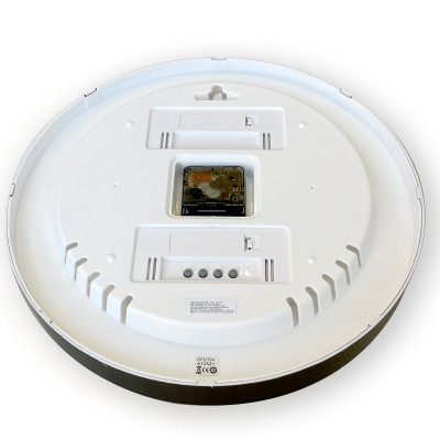 Đồng hồ treo tường Nhật Bản Rhythm CFG724NR06 Kt 36.0 x 4.5cm, 1240g. Vỏ nhựa. Dùng Pin.